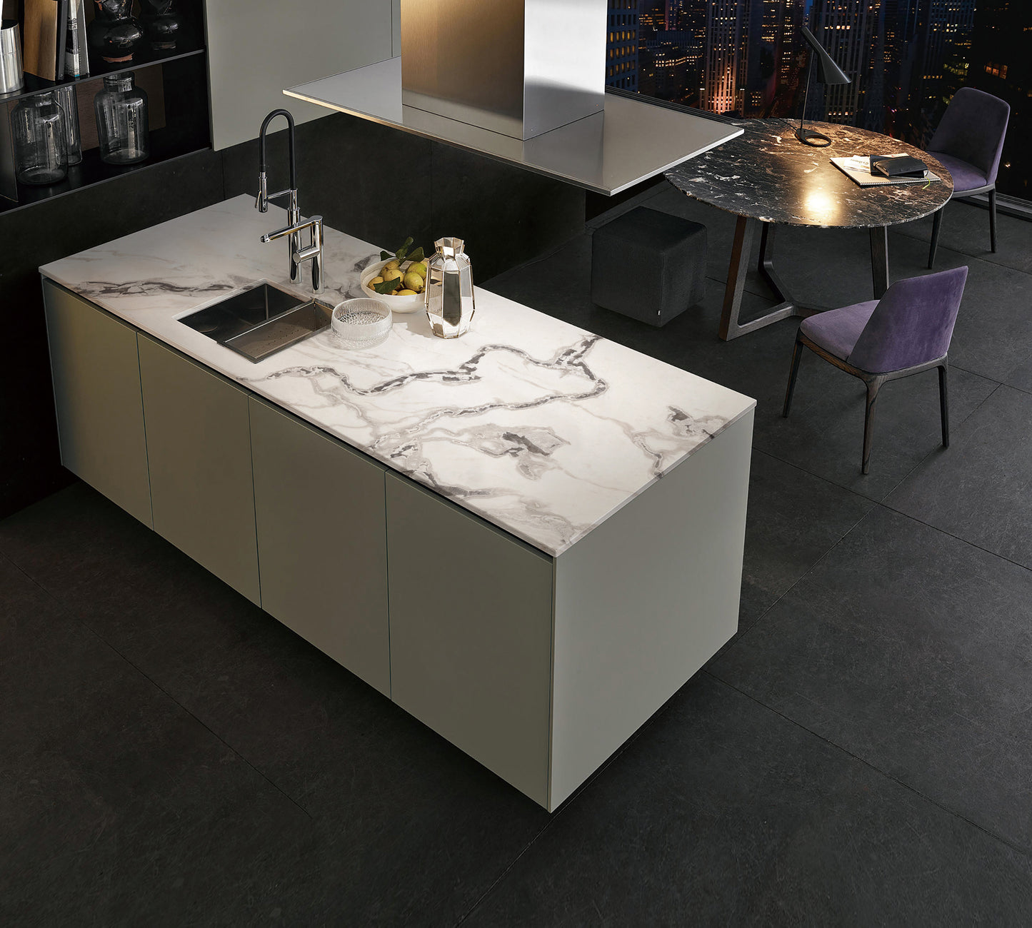12mm Marbles Elegenza - Dover White