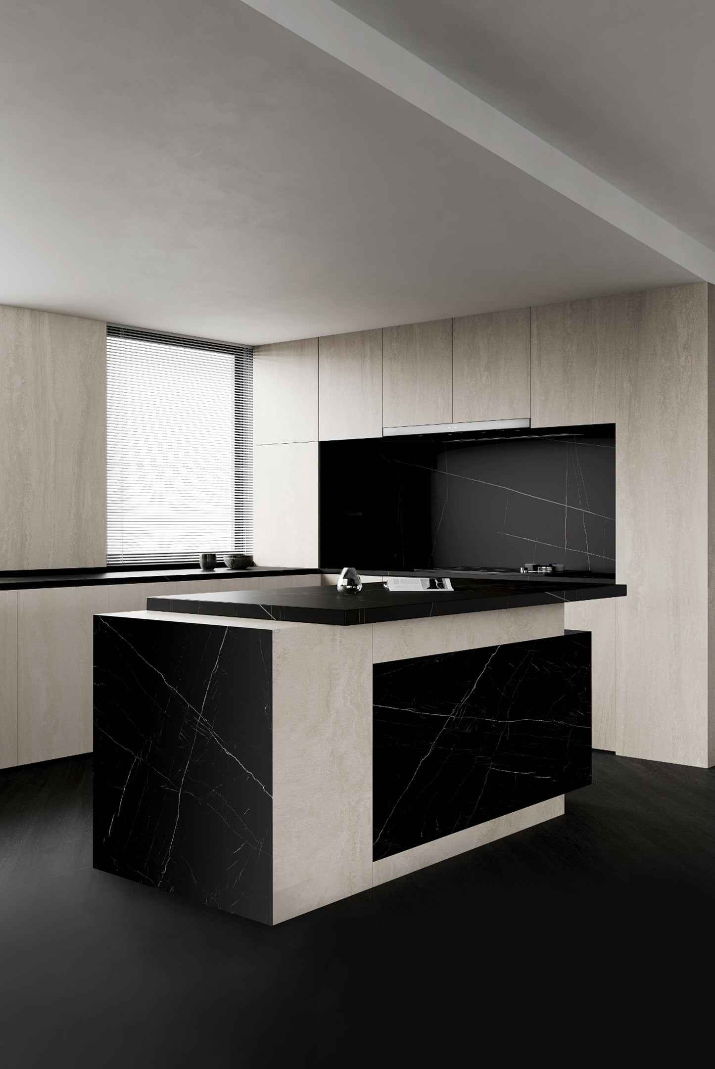 12mm Marbles Lux - Nero Marquina