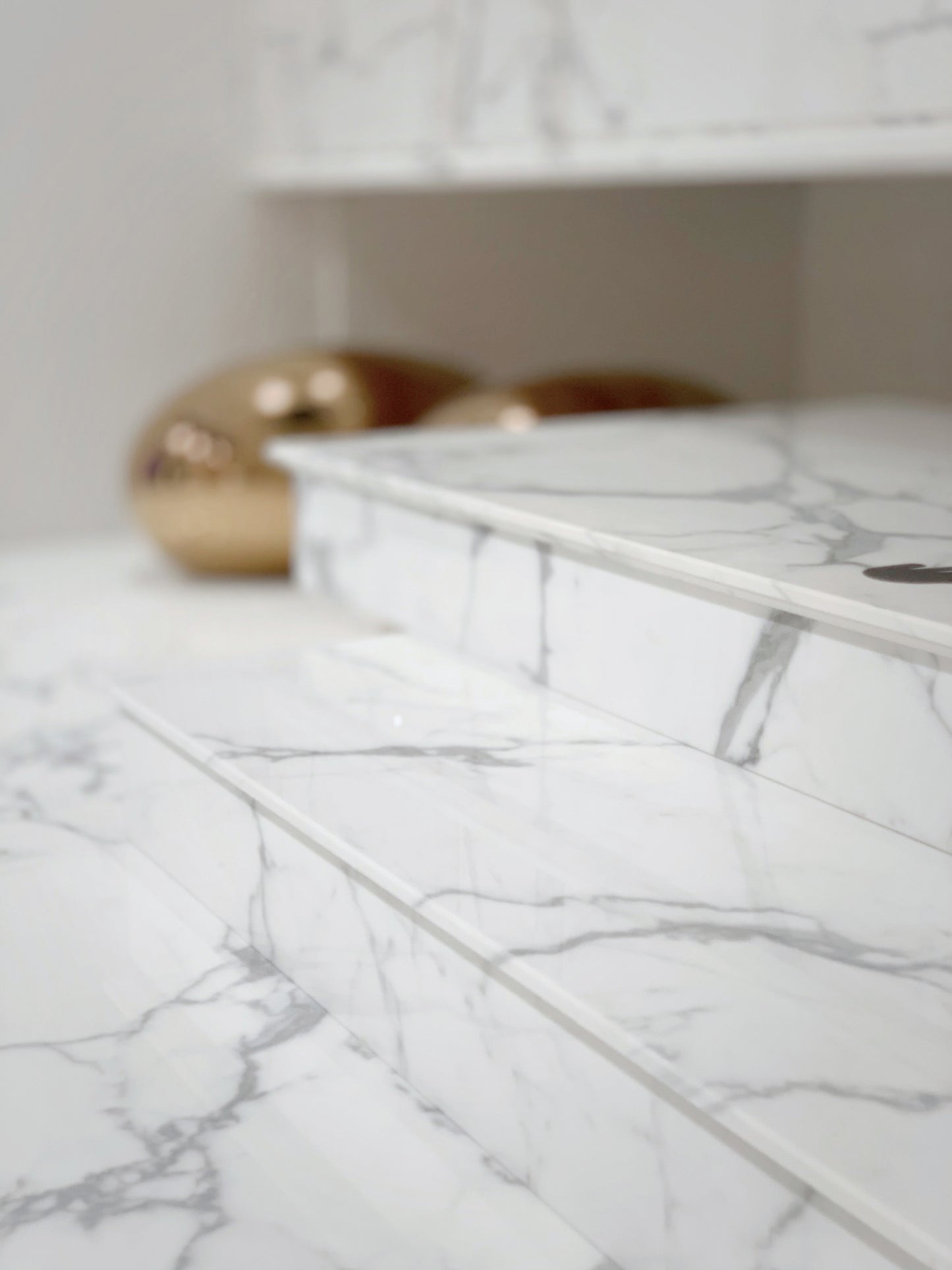 12mm Marbles Blanc de Italy - Statuarietto
