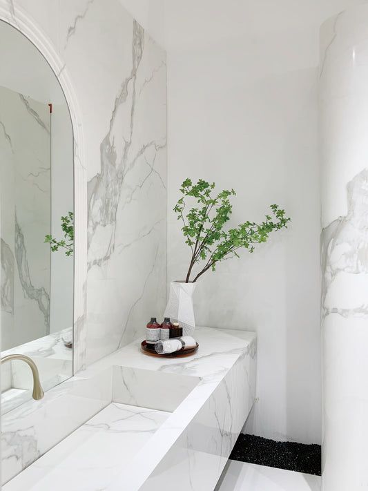12mm Marbles Blanc de Italy - Calacatta White