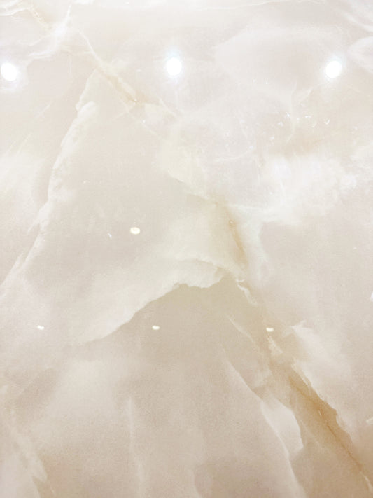12mm Marbles Onyx - Cream