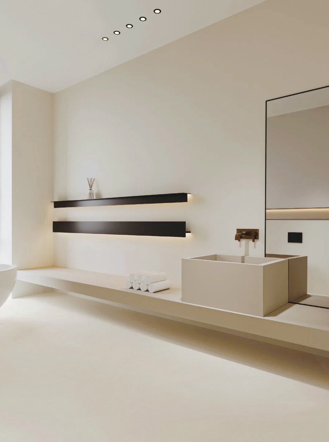 6mm Colours Texture, White Stone